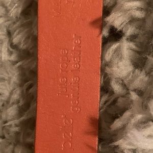 Linea Pelle leather and braided natural jute belt